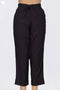 Cambric Cotton Pants In Black